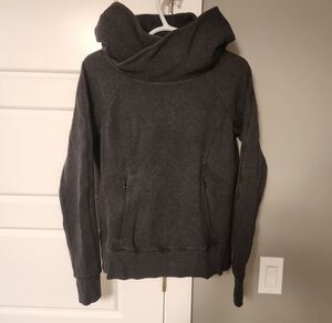 lululemon athletica Dark Gray Cowl Neck Sweater